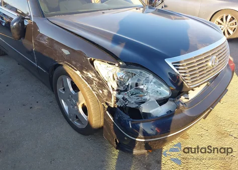 2005 Lexus Ls 430 from USA, damaged, VIN JTHBN36F755022125